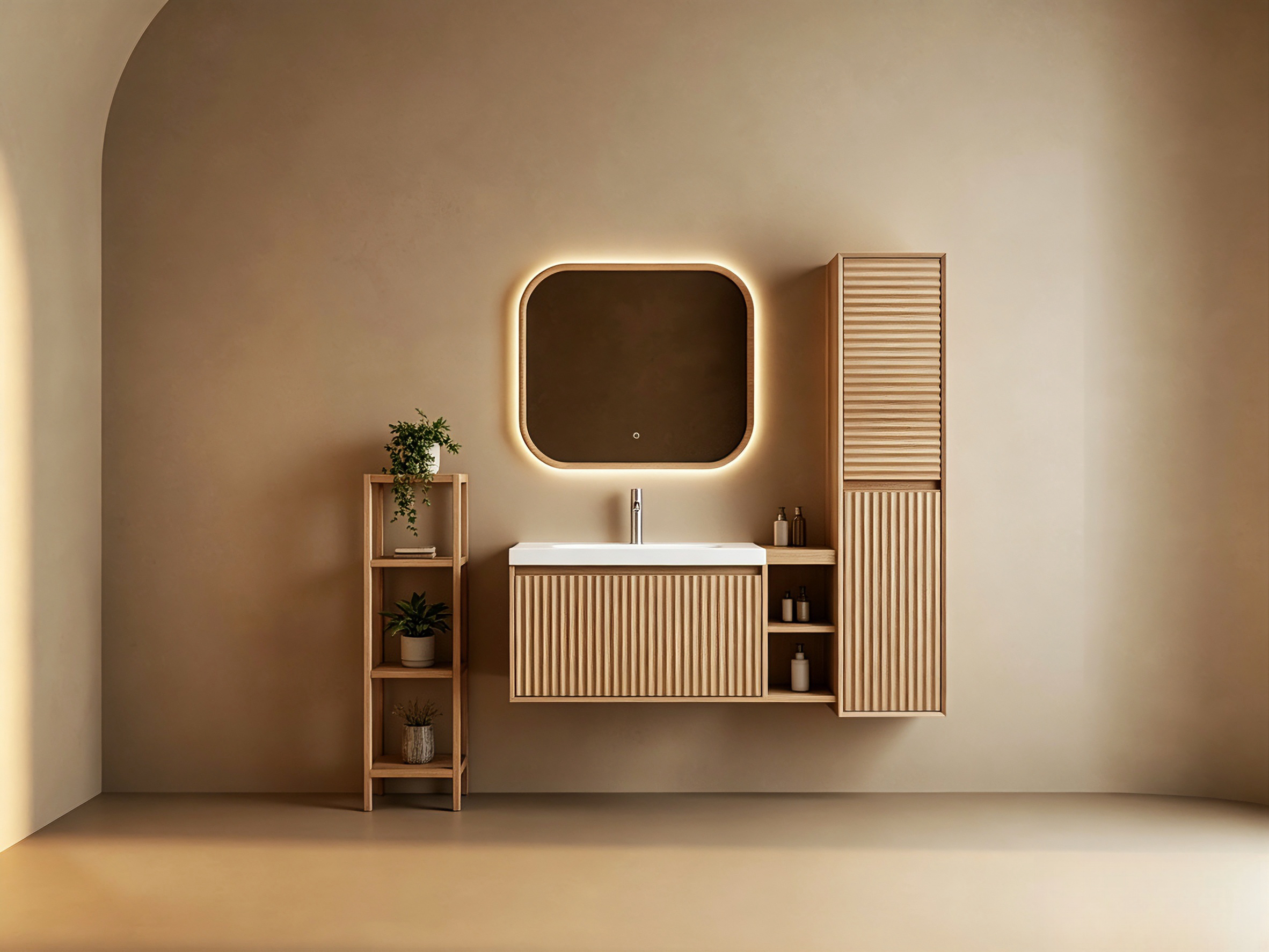 Wood Solid Bathroom Vanity