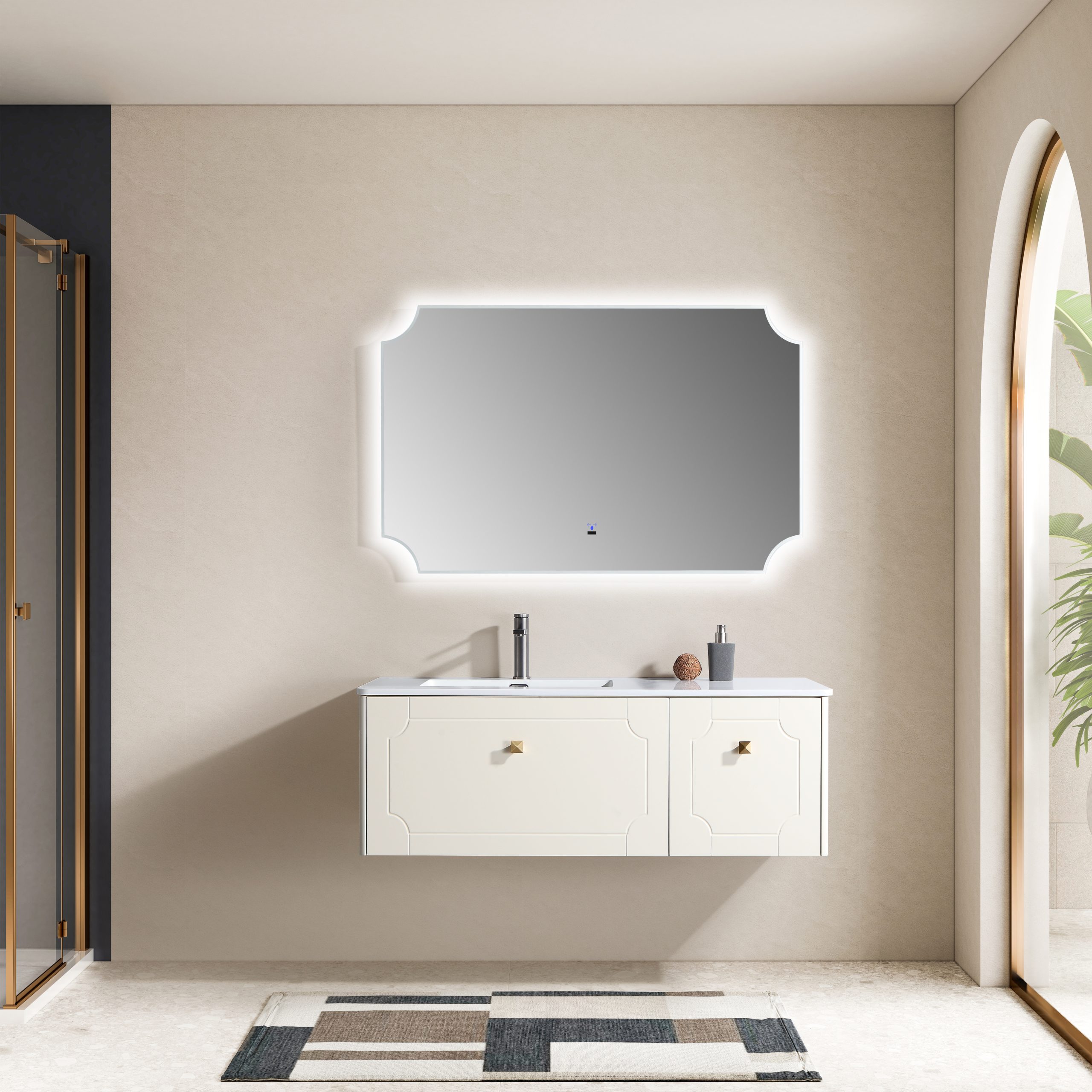 Modern Luxury Floating Bathroom Cabinet