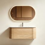 Solid Vanity with Side Drawer